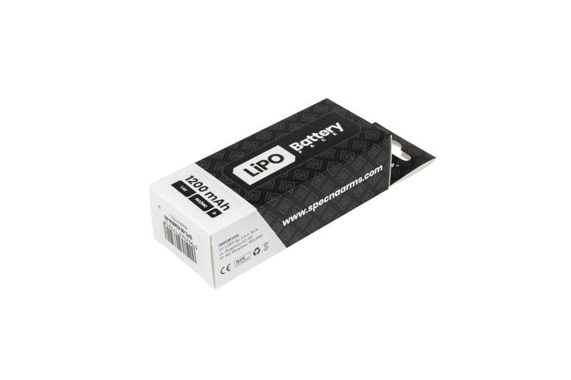 LiPo 7.4V 1200mAh 15 / 30C Battery - T-Connect (Deans)