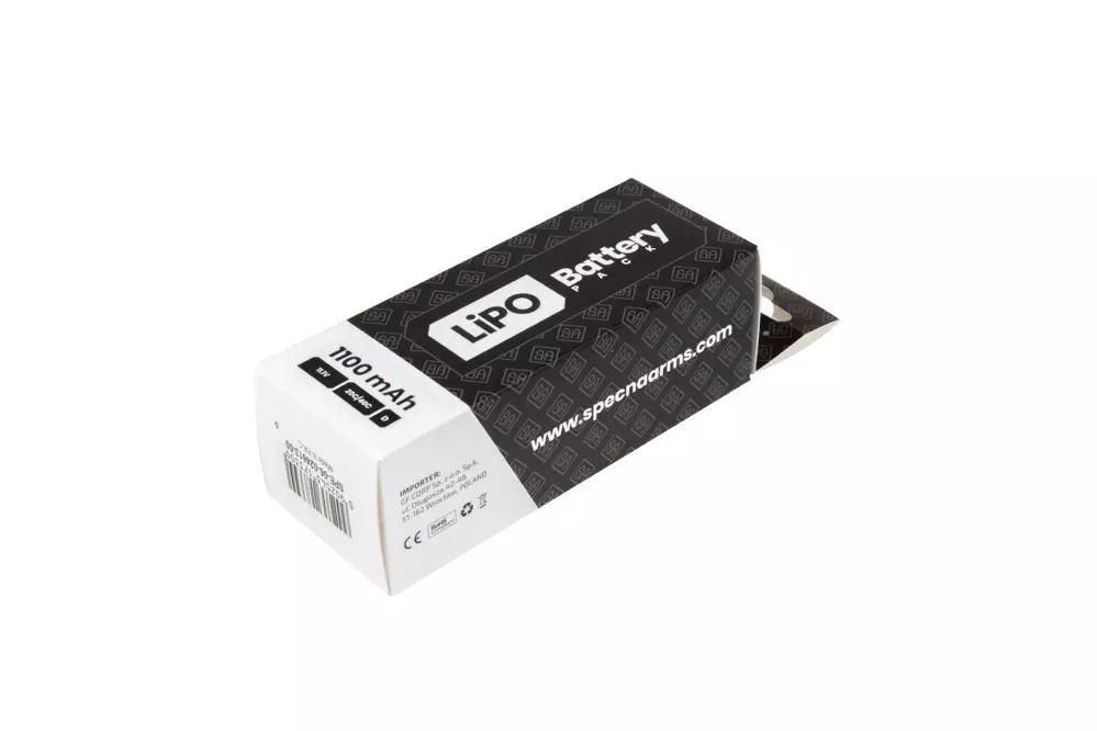 LiPo 11.1V 1100mAh 20/40C Battery - T-Connect (Deans)