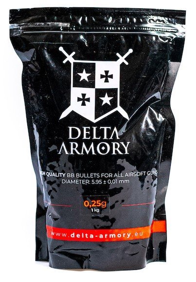 Delta Armory BBs 0.25g 4000pcs White