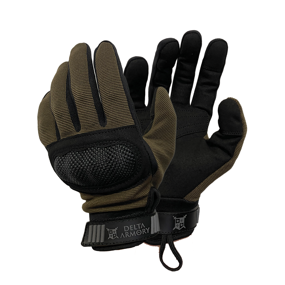 Tactical gloves Defender II Oliva - L