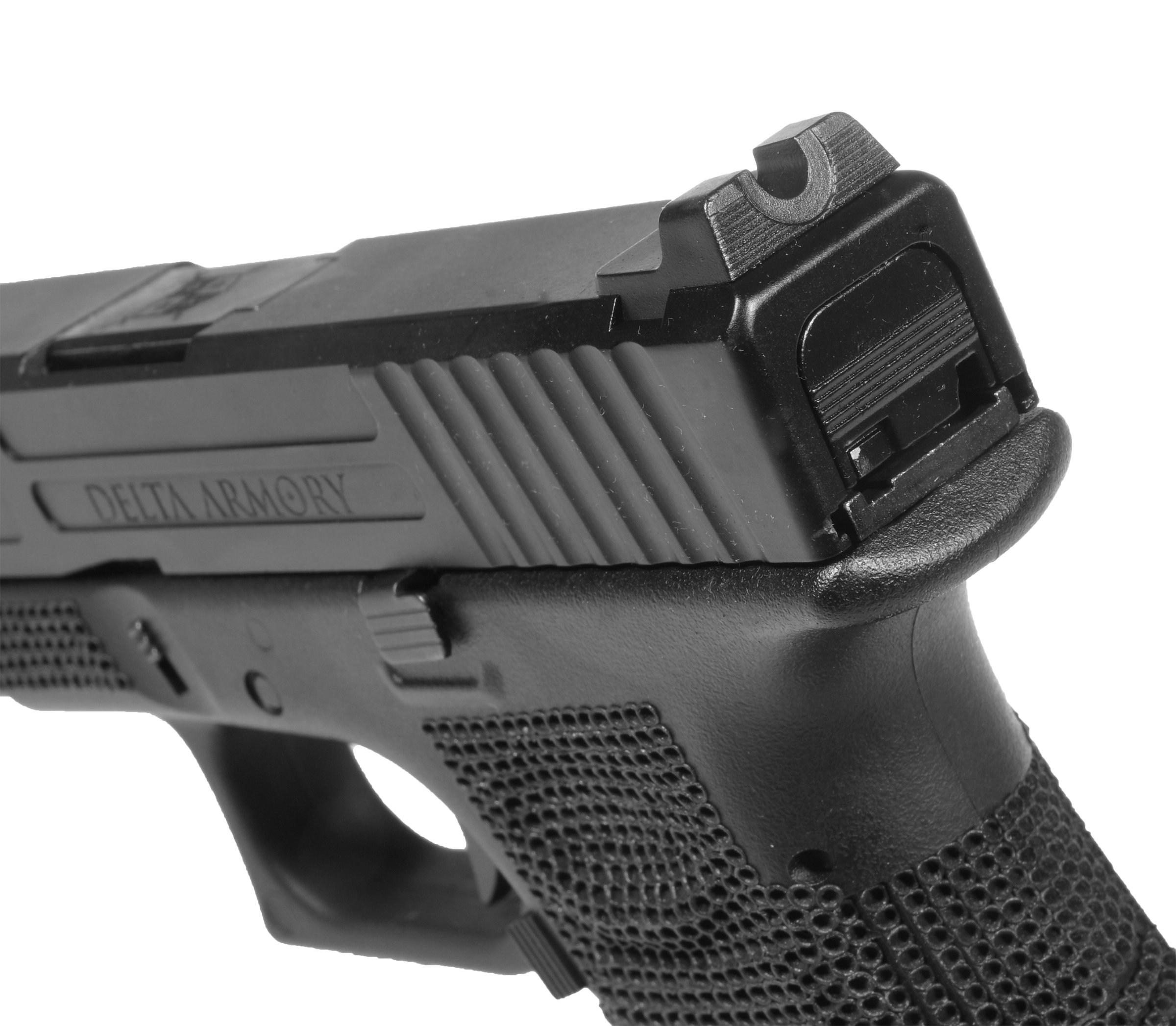 Delta Armory airsoft pistol P04 GBB Green Gas Black