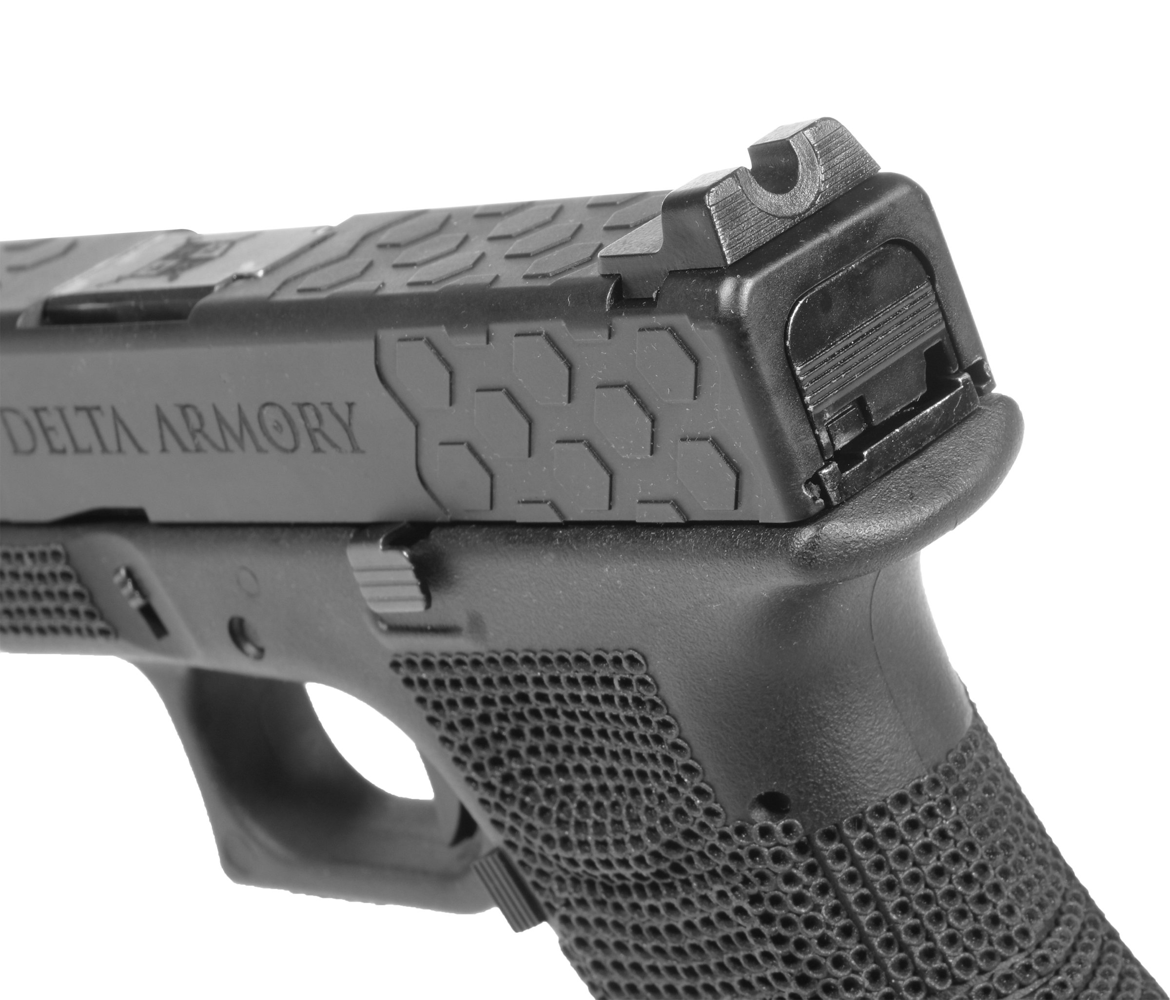 Delta Armory airsoft pistol P03 GBB Green Gas Black