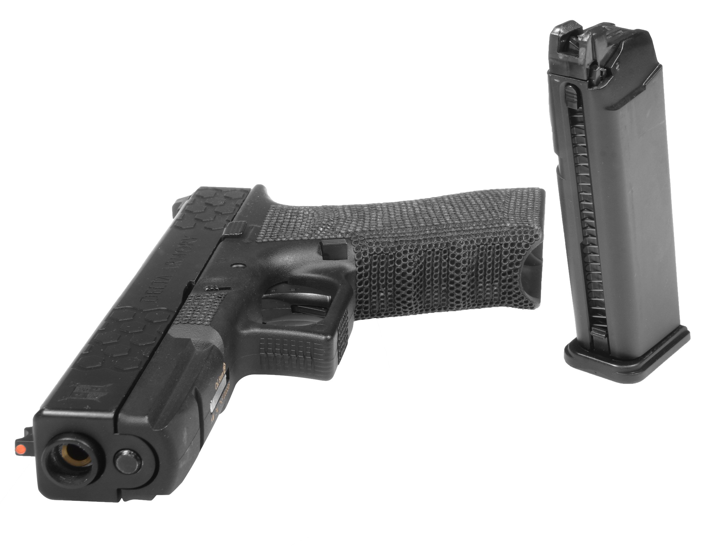 Delta Armory airsoft pistol P03 GBB Green Gas Black