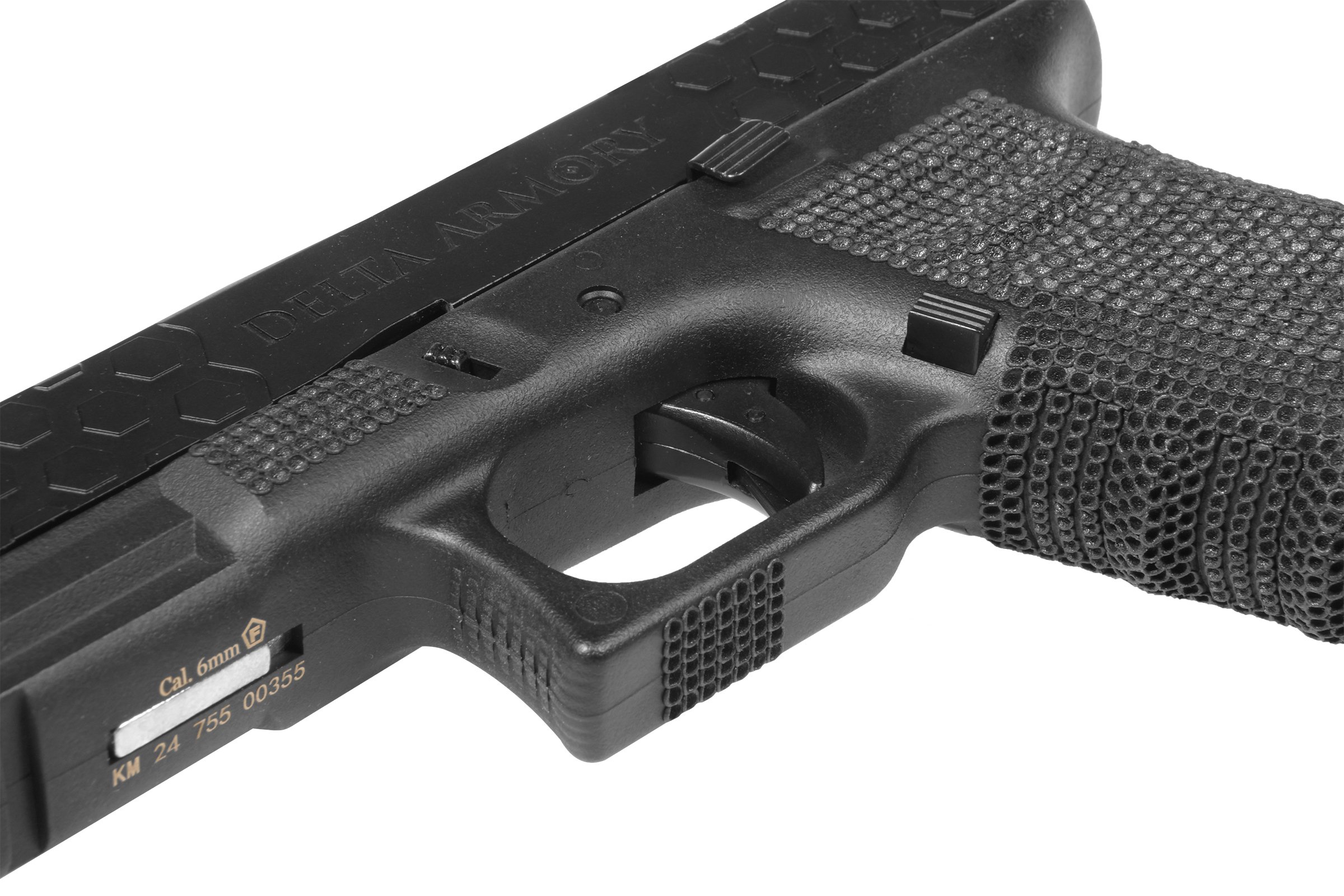 Delta Armory airsoft pistol P03 GBB Green Gas Black