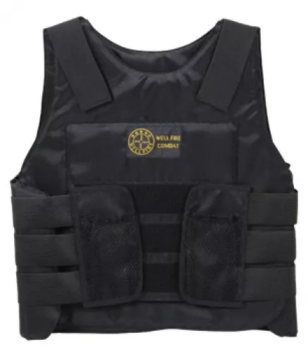 Colete SWAT Well Fire Combat Militar Airsoft Preto M01