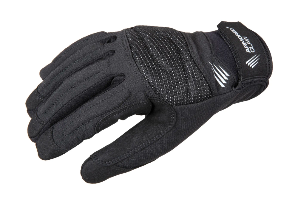 Tactical Gloves Armored Claw Versatile Guarder Pitch Black - L
