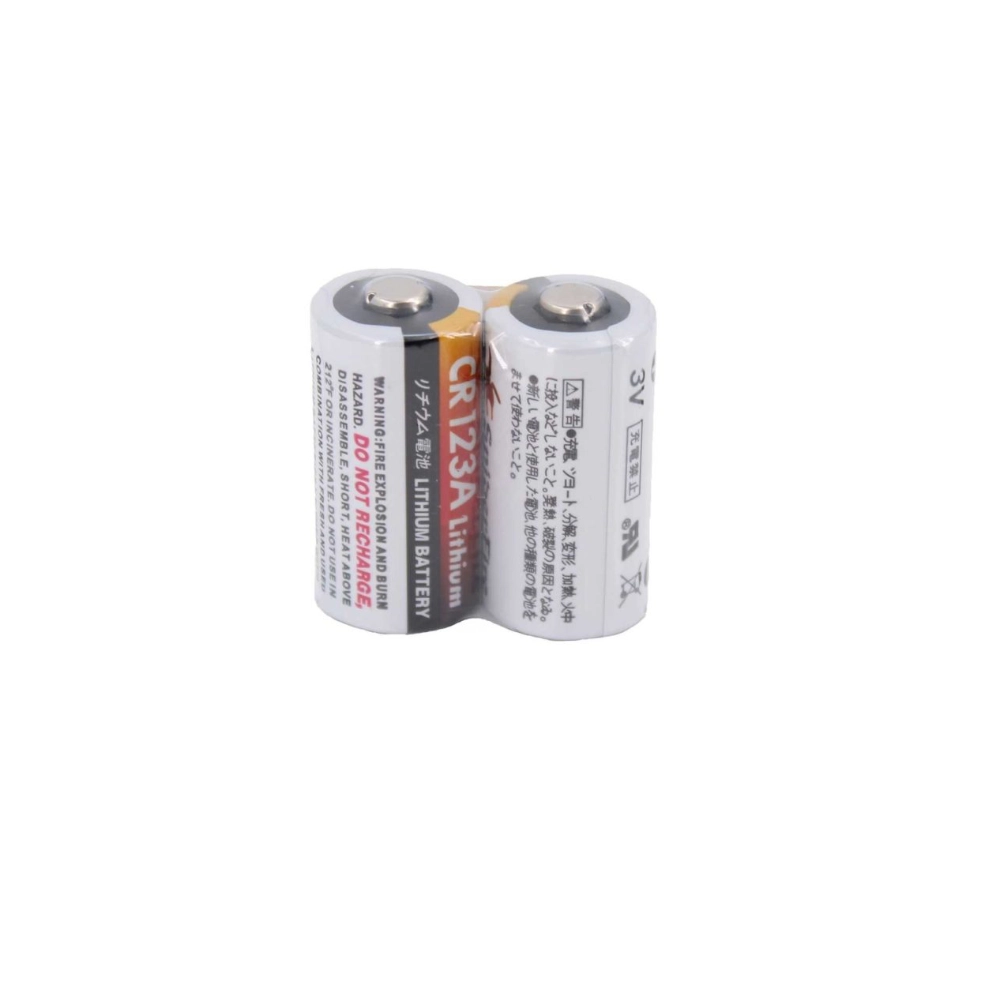 Pilhas VLC PRO Lithium CR123A 3V 1400mAh brancas com 2 unidades