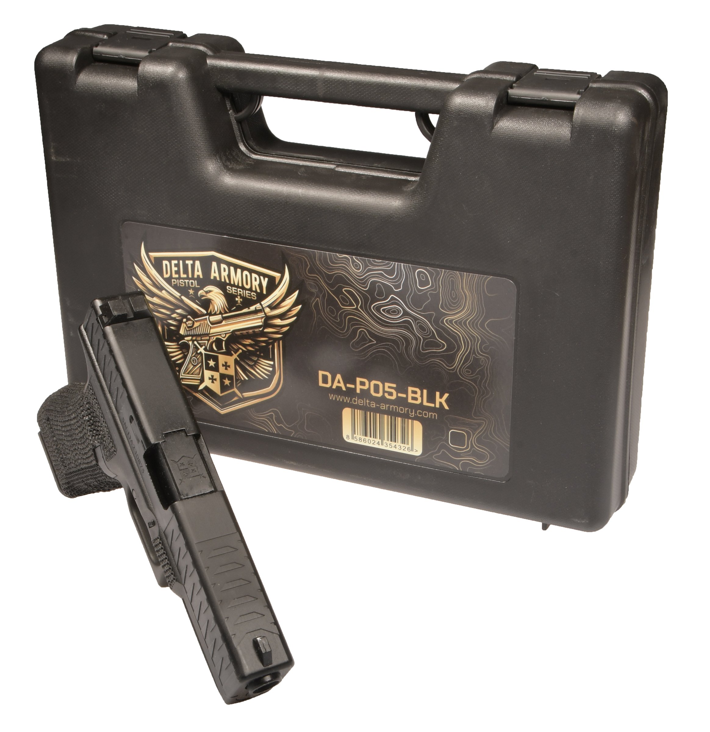 Delta Armory airsoft pistol P05 GBB Green Gas Black - Image 20