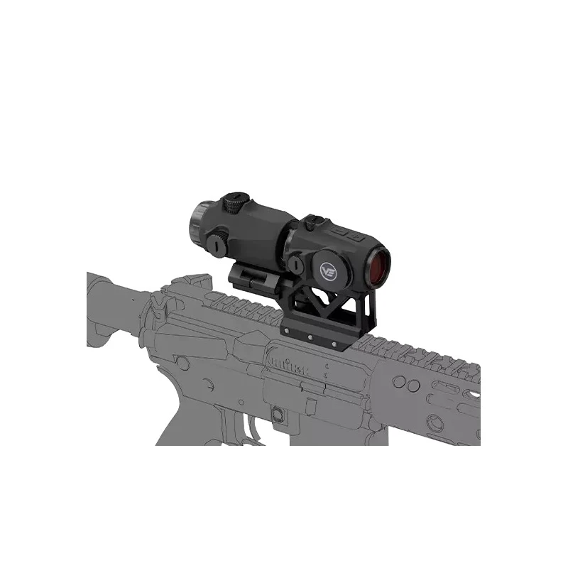 VO MAVERICK Red Dot and Magnifier Set on 1-piece RIS base - Black - Image 12