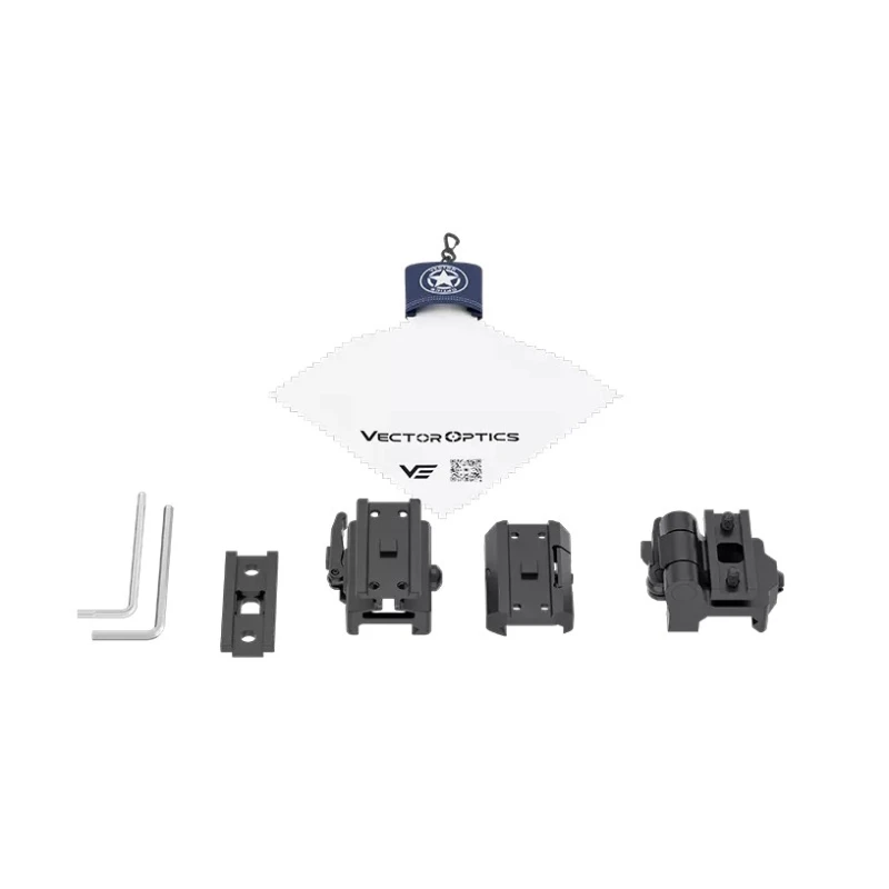 VO MAVERICK Red Dot and Magnifier Set on 1-piece RIS base - Black - Image 10