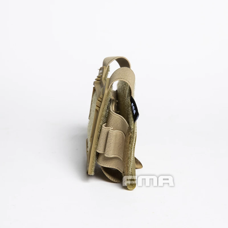 FMA Helmet Pouch for NVG Battery Box / Counterweight, Velcro - Tan - Image 3