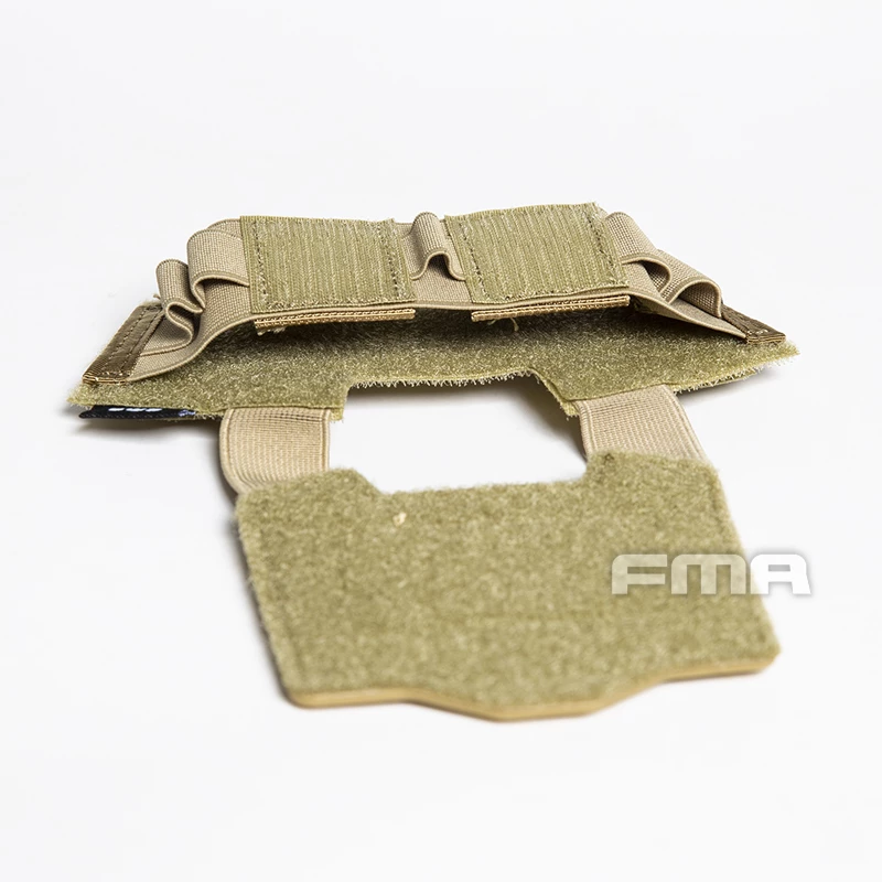 FMA Helmet Pouch for NVG Battery Box / Counterweight, Velcro - Tan - Image 4