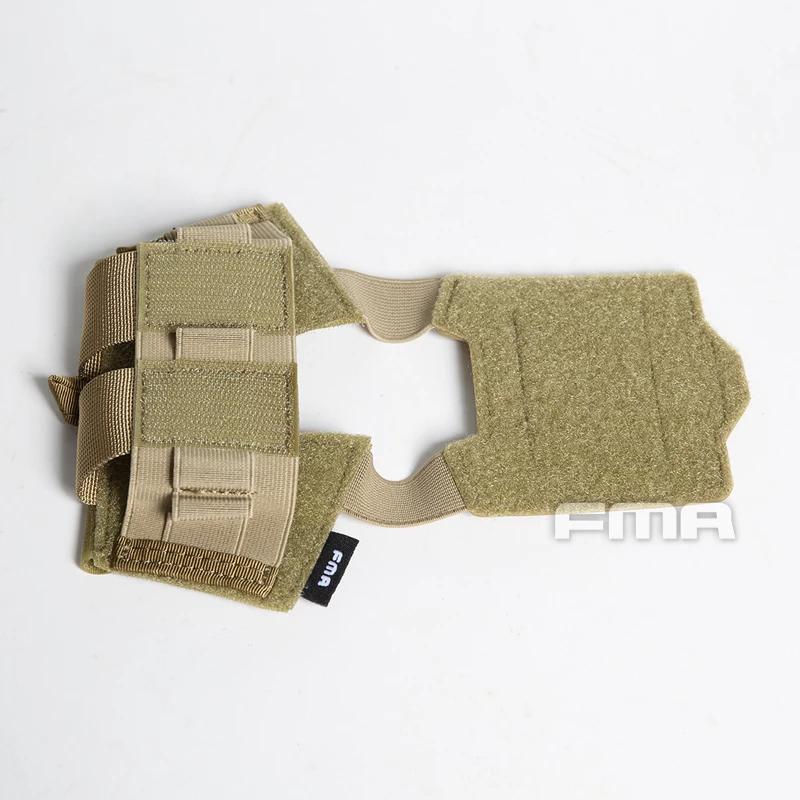 FMA Helmet Pouch for NVG Battery Box / Counterweight, Velcro - Tan - Image 5