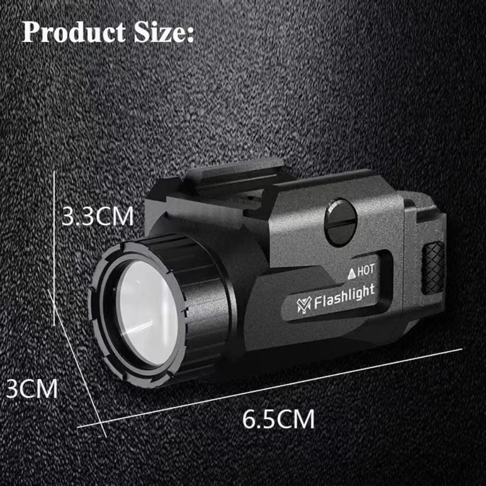 VT Tactical Flashlight LED 800lm for Pistol - Image 6
