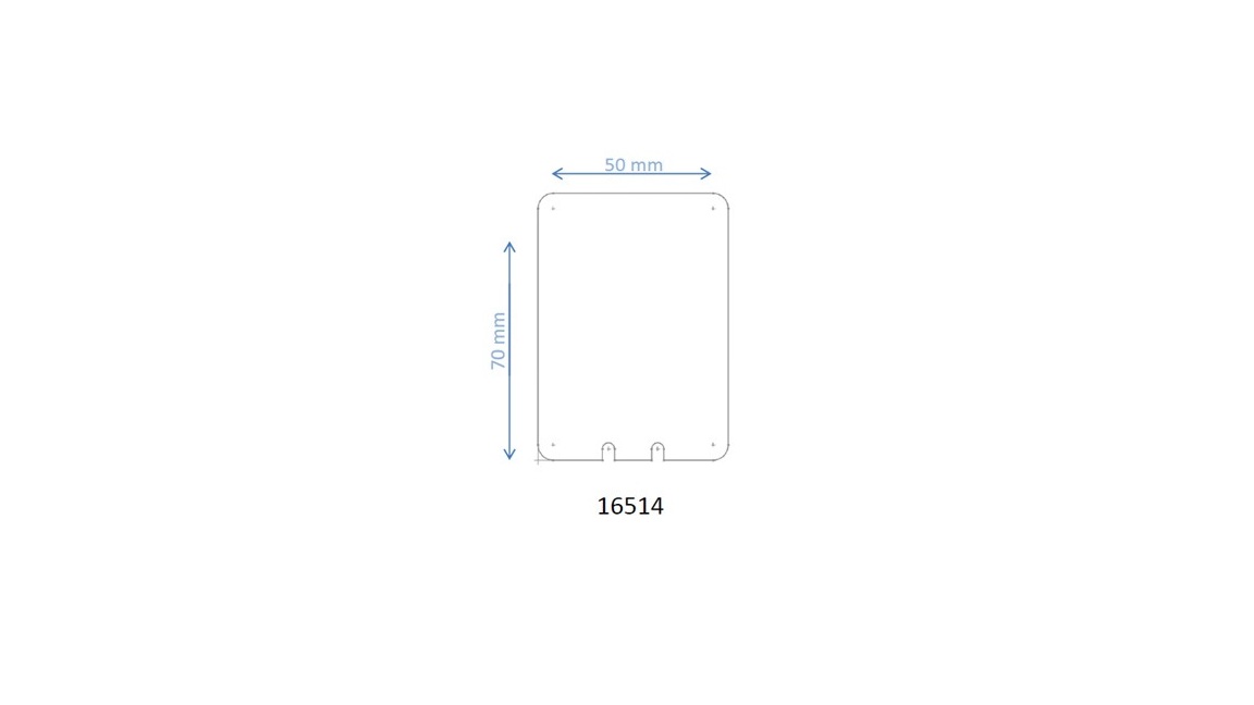 AirsoftPro Spare protective glass for red dots - 50 x 70 mm, angular - Image 5