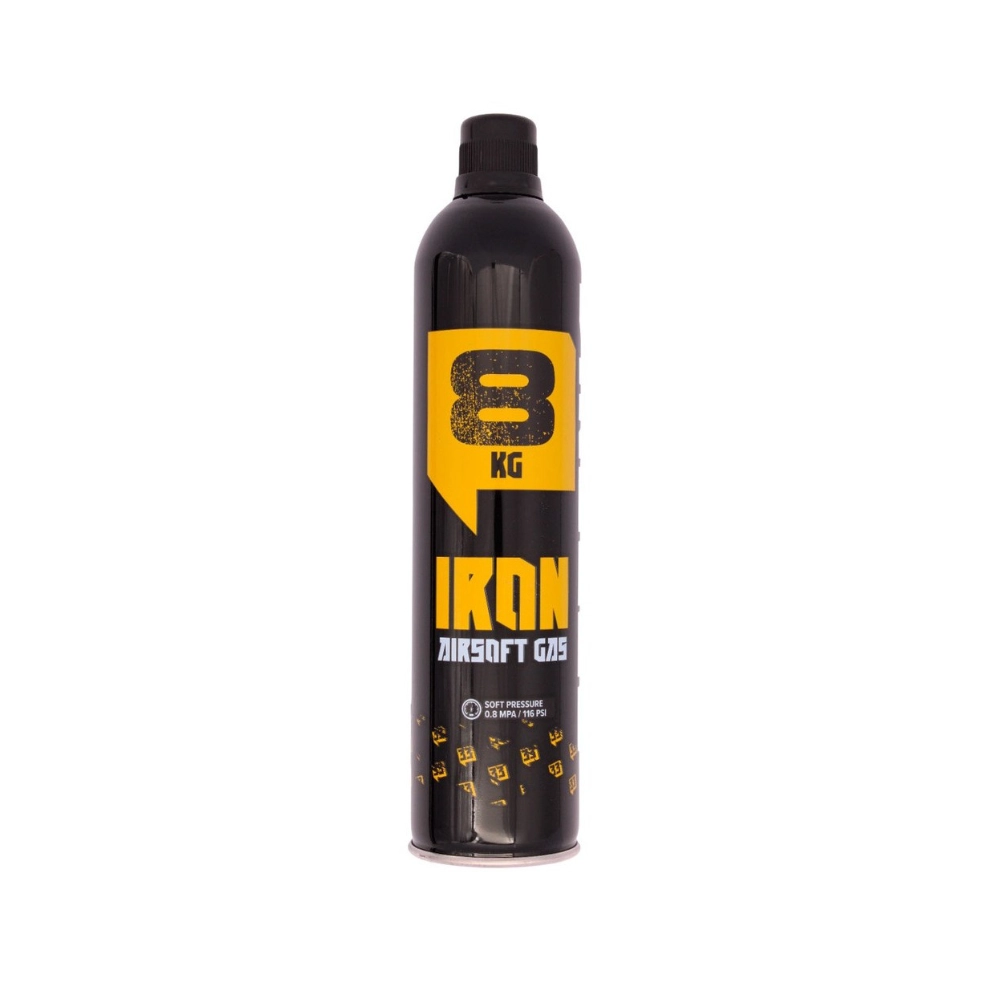 Gás ARSENIC Iron Airsoft 600ml 8 Kg 116 PSI sem silicone
