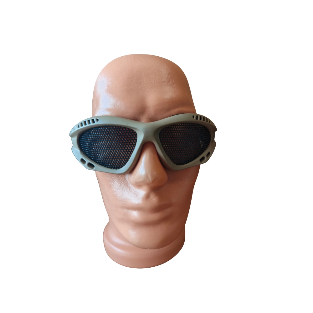 Tactical Airsoft Mesh Goggles Tan