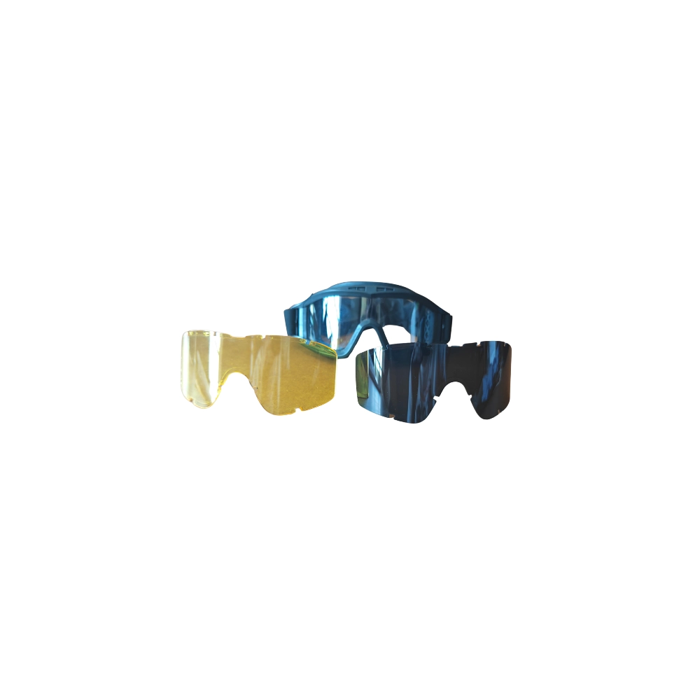 Tactical Airsoft Goggles Set 3 Lenses Black
