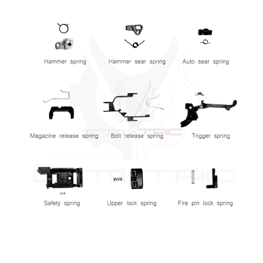CTM TAC AAP-01 Service Spring Set 9pcs