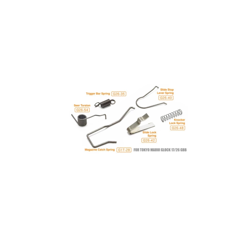 GUARDER G-Series Enhanced Steel Spring Set 6pcs